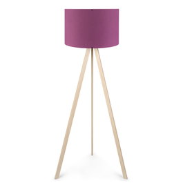 Opviq Lámpara de pie AYD-1575 Lila y Crema